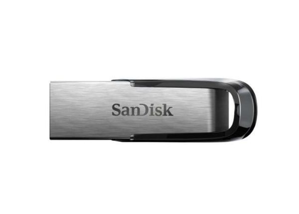SanDisk Ultra Flair USB Flash Drive 3.0 32GB – Capless – Steel/Black
