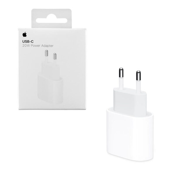 Adaptateur d'alimentation USB-C Apple 20W MHJE3ZM/a, Blanc