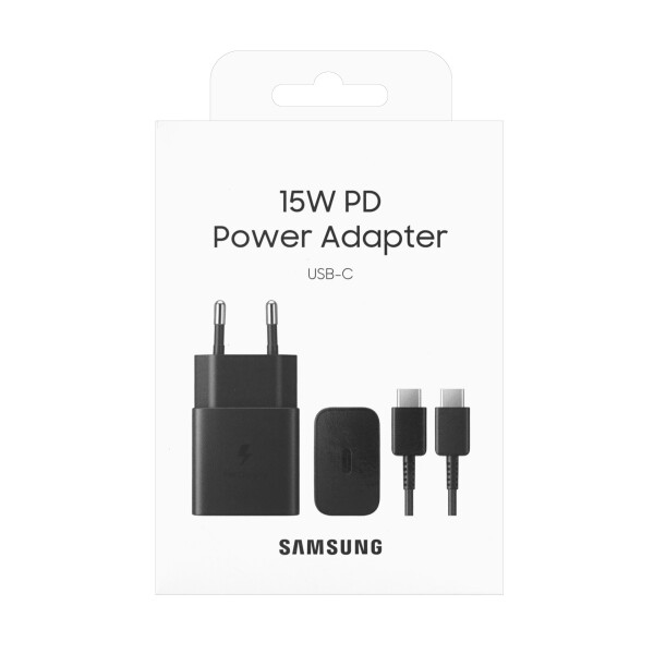 Chargeur rapide Samsung EP-T1510XBE 15W, noir